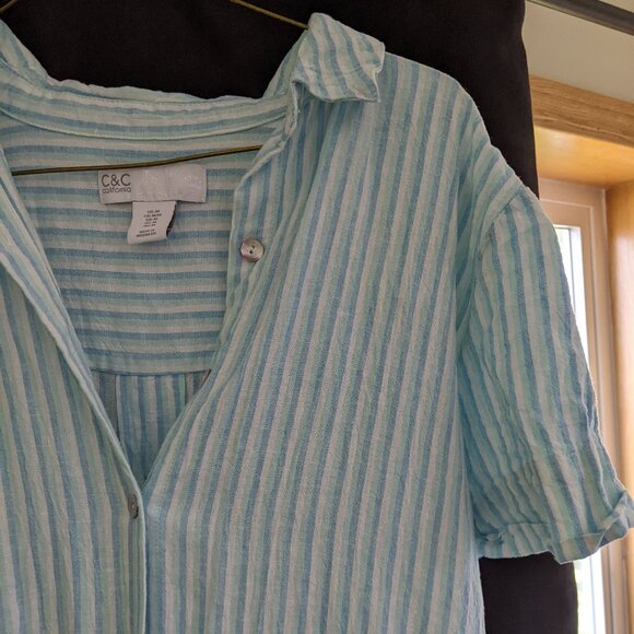 Linen Midi Dress - Picture 1 of 5